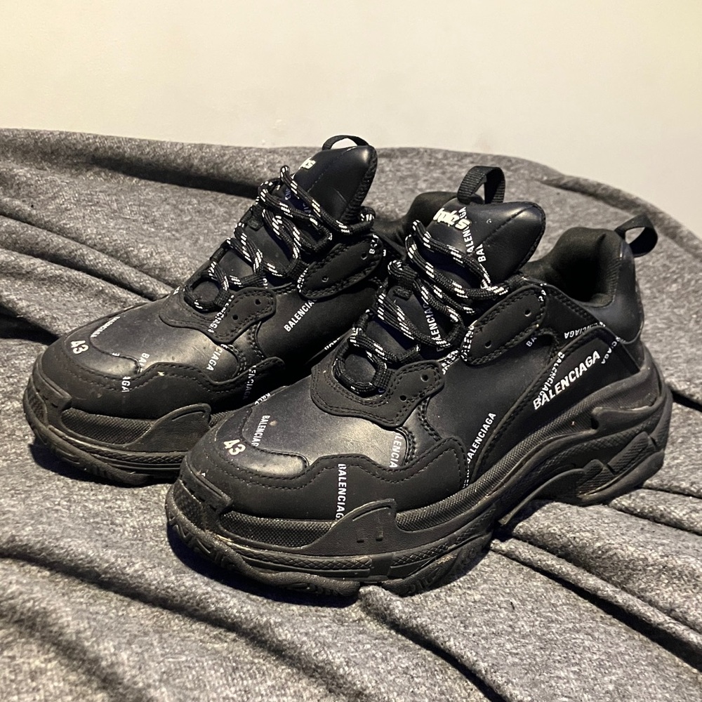 Balenciaga Men's Triple Black Sneakers